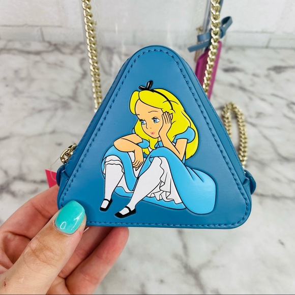 Disney X Kate Spade Alice In Wonderland Alice In A Bottle 3D Glass Crossbody Bag - Picture 11 of 16
